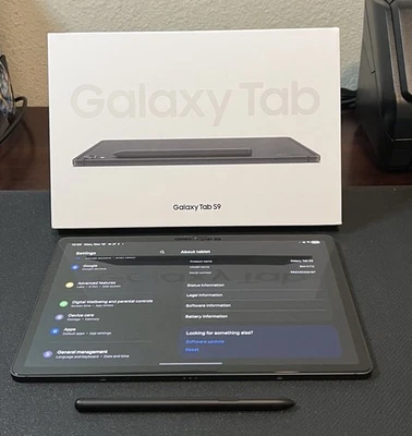 Samsung - Galaxy Tab S9 - 11" 256GB - S-Pen + Box - Graphite - SM-X710NZAEXAR - Image 1 of 4