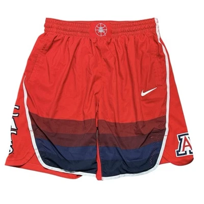 Mens XL Arizona Wildcats Nike Basketball shorts red lined sewn Rare 2018 - Image 1 of 4