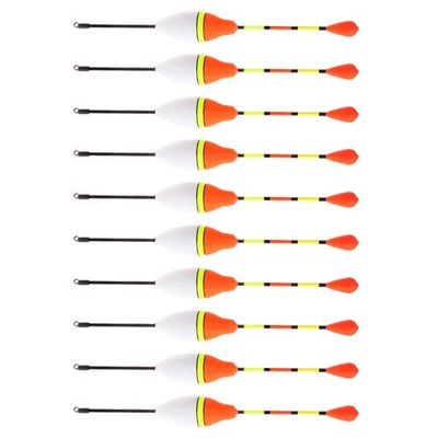  Boa in plastica galleggiante da pesca in mare da 10 pezzi. Ricorda lo strumento - Immagine 1 di 4