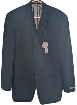 Мужская темно-синяя шерстяная спортивная куртка COSANI — размер 44 - Изображение 1 из 4