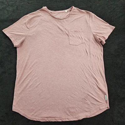 Camiseta para mujer Guess marrón claro manga corta poliéster rayón bolsillo 2XL Foto 1 de 4