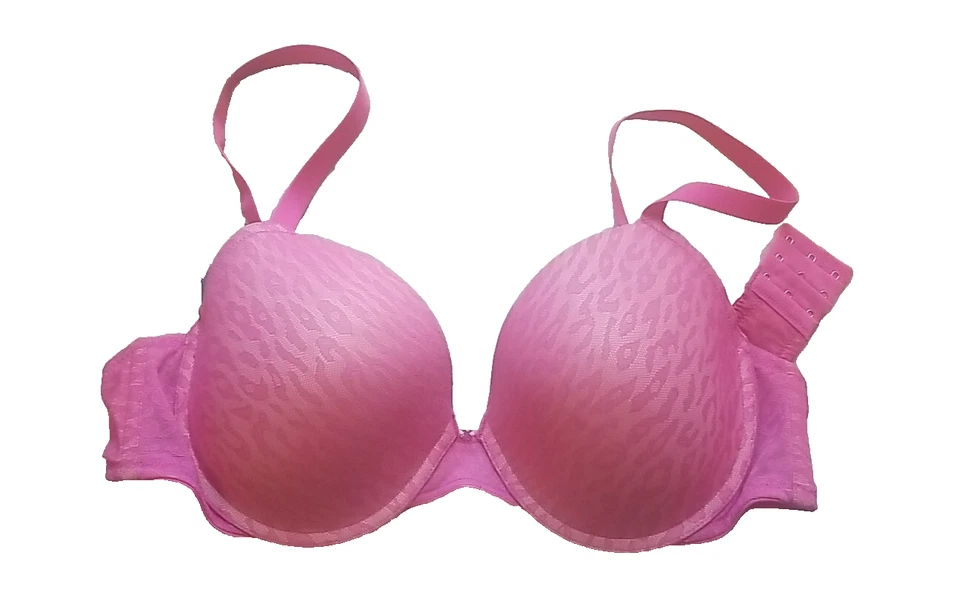 Sujetador Fredericks Of Hollywood Rosa Con Aros Acolchado Push Up Indomable Talla 40C Foto 1 de 4