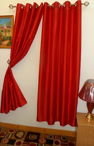 Chelsea 56 X 84" Faux Silk Window Curtain with 8 Grommets by Stylemaster® - Picture 1 of 17