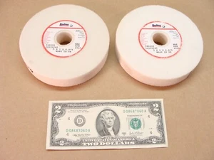 NEW 2 RADIAC USA 5 x 1 x 0.875 7/8 grinding wheel WA46 I8 V8 aluminum oxide - Picture 1 of 7