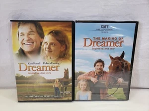 Dreamer & The Making of Dreamer DVD Bundle Kurt Russell Dakota Fanning - Picture 1 of 2