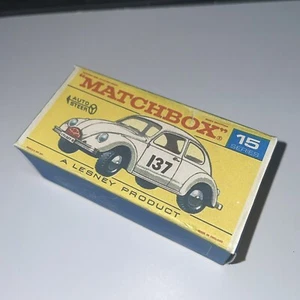 Matchbox Lesney No.15 Volkswagen Beetle 1500 Saloon F type Reproduction Box only - Picture 1 of 3
