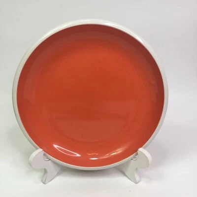 Rachael Ray Rise Orange Dinner Plate 8.5” Heavy Discontinued L008 - Image 1 of 3