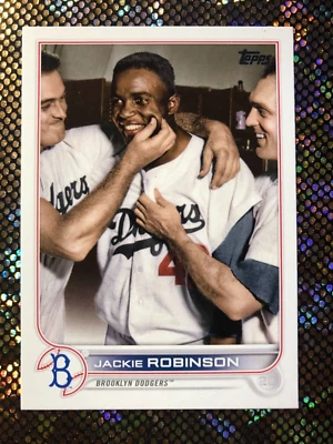 2022 Topps Update Series Jackie Robinson Variation SP #US42 Dodgers - Image 1 of 2