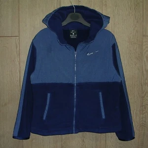 Nike Boys Blue Fleece Hooded Jacket Coat Age 9-10 140cm - Picture 1 of 3