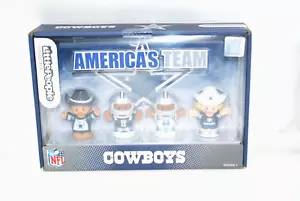 Fisher Price - Little People Collector NFL - Dallas Cowboys paquete de 4 nuevo en caja - Imagen 1 de 2