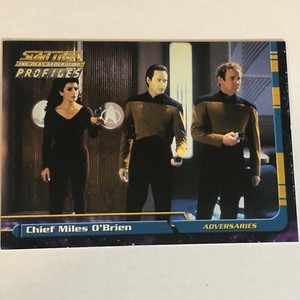 Star Trek TNG Profiles Trading Card #44 Miles O’Brien Colm Meaney Picard