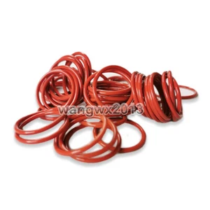 10x Junta tórica de goma de silicona VMQ anillo de sellado aceite resistente al calor W3,1 mm OD10-200 mm - Imagen 1 de 8