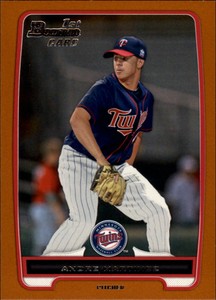 2012 (TWINS)  Bowman Draft Draft Picks Orange #BDPP63 Andre Martinez/250