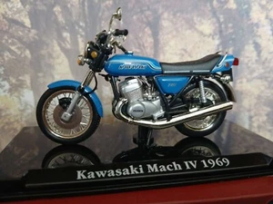 1/24 ATLAS EDITIONS CLASSIC MOTORBIKES Kawasaki Mach IV 1969 - Picture 1 of 3