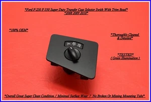 08-10 Ford F-250 F-350 4x4 Interruptor OEM - Bisel de ajuste de tablero 4x4 Control probado - Imagen 1 de 2