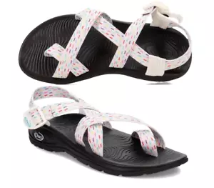 NWB Chaco Zvolv Sandal White Clip Sprinkle Buckle Size 7 Rubber Gorpcore - Picture 1 of 10