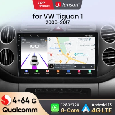 4+64G Für VW Golf VI 2007-2016 8 Kern CarPlay Android 13 Autoradio GPS Navi RDS - Bild 1 von 4