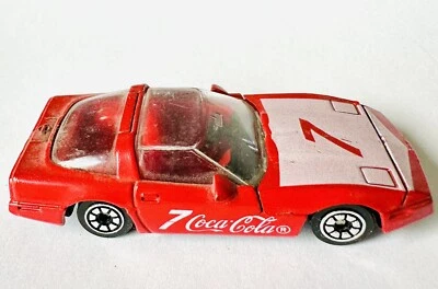 Vintage Corgi 1/64 1984 Corvette C4 Coca-Cola Turbo Racing Team Coke Soda Cola - Image 1 of 4