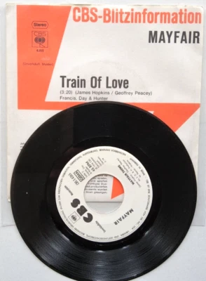Mayfair– Train Of Love 1976 CBS-Blitzinformation PROMO 7" vinyl record - Image 1 of 4