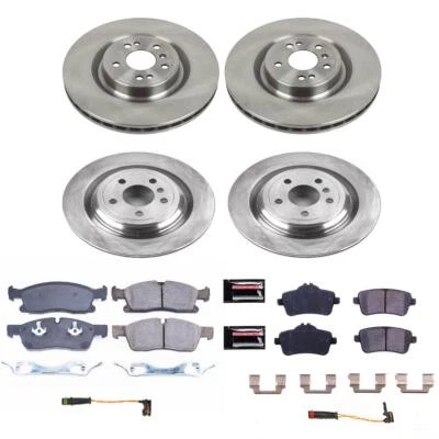 Kit de frenos de disco PowerStop - Delantero y trasero - Se adapta a Mercedes Benz ML400 2015 OE Sto Foto 1 de 4