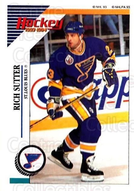 1993-94 Panini Stickers #160 Rich Sutter - Image 1 of 1