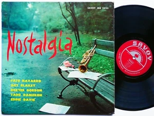 FATS NAVARRO ART BLAKEY DEXTER GORDON Nostalgia LP SAVOY MG-12133 US '58 DG MONO - Picture 1 of 14