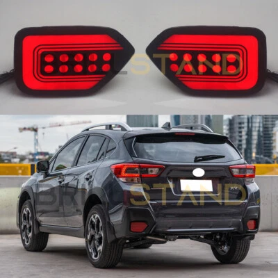 Luz de freno trasera LED para Subaru Crosstrek 2018 2019 2020 2021 2022 2023 Smoke Foto 1 de 4