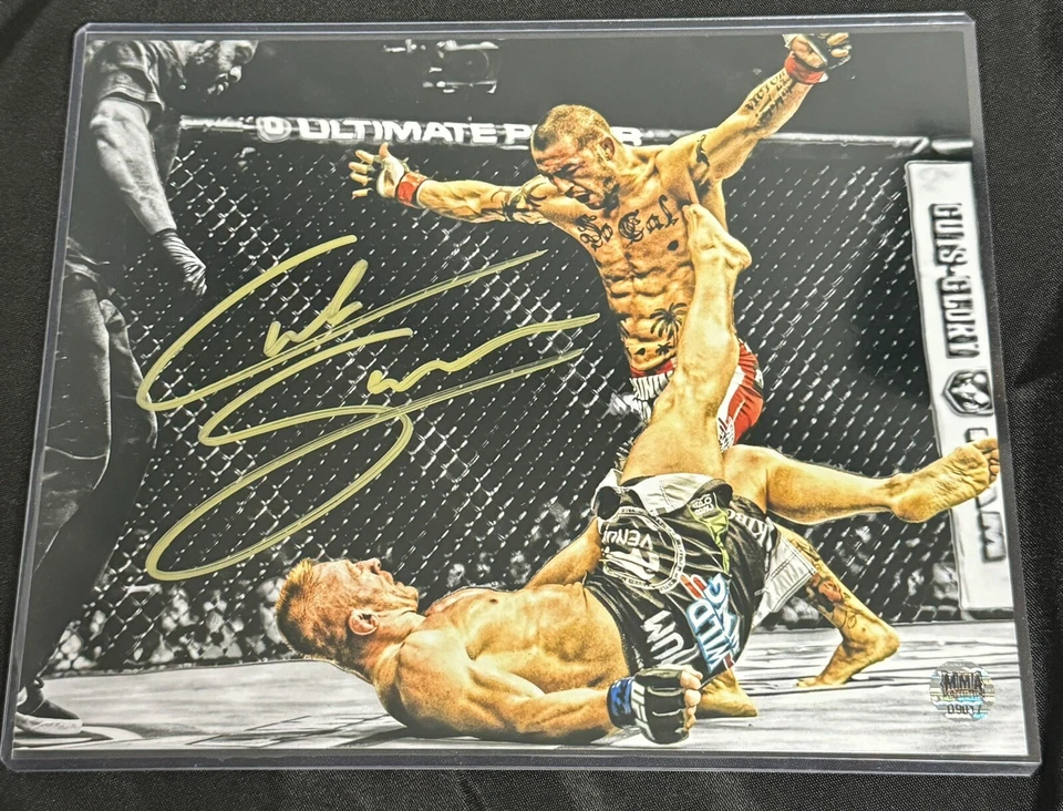 Cub Swanson Signed 8x10 Photo MMA Signatures Authentication  - Image 1 of 1