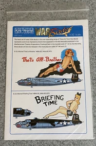 1:32 Kits World Decals KW132013 B-25 Mitchell for HK Models - Picture 1 of 1