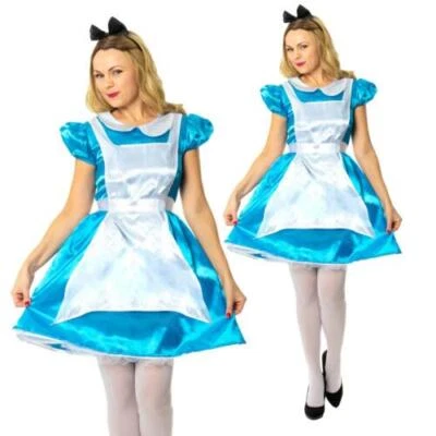 SOWEST ALICE IN WONDERLAND ADULT LADIES BOOK DAY HALLOWEEN FANCY DRESS COSTUME OUTFIT