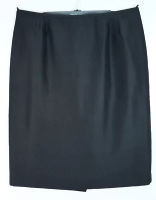 Falda lápiz KASPER para mujer ligera de seda profesional forrada negra talla 16 Plus Foto 1 de 4