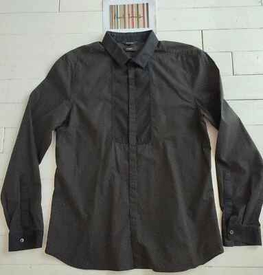 CAMISA PAUL SMITH Talla MED - Diseño FABULOSO - Pechera de contraste y lunares *GENIAL* Foto 1 de 4