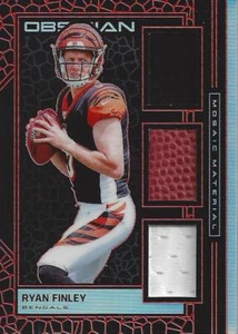 2019 Panini Obsidian Mosaic Materials Electric Etch Orange Ryan Finley Jersey/50 - Picture 1 of 2