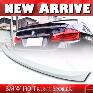 Fit For BMW F10 5-Series Sedan A Style Trunk Spoiler Painted Color White #300 - Bild 1 von 5