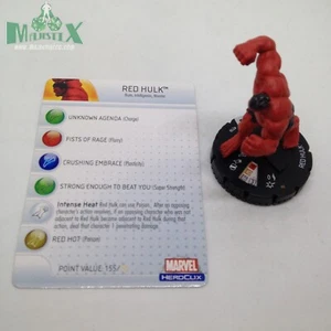 Heroclix Incredible Hulk set Red Hulk #210 Gravity Feed figura con tarjeta! - Imagen 1 de 1