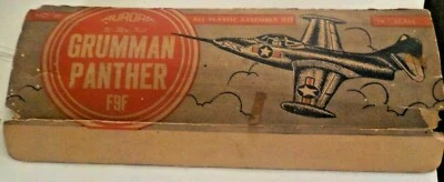 AURORA'S FIRST [1952] GRUMMAN F9F PANTHER FLIP BOX   [TRASHED!] - Image 1 of 4