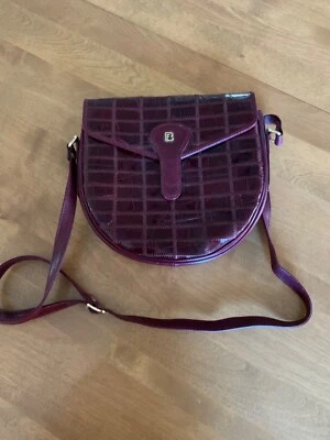 Vintage Besozzi Franco Genuine Crocodile Convertible Flap Cross Body Purse Bag - Image 1 of 4