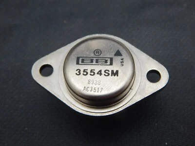BURR BROWN BB3554SM TRANSISTOR TO-3 3554SM - USA SELLER FAST SHIPPING - Изображение 1 из 2