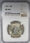 1947-P Silver Walking Liberty Half Dollar NGC MS66+ Coin AI988