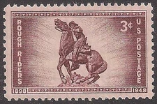 TEDDY ROOSEVELT - ROUGH RIDERS - SPANISH-AMERICAN WAR - US STAMP MINT CONDITION!