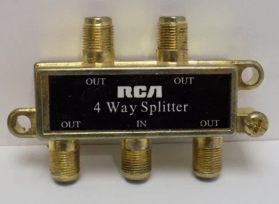 VINTAGE RCA 4 WAY CABLE SPLITTER - Image 1 of 2