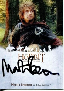 Hobbit Battle Of 5 Armies Autograph Card MF Martin Freeman as Bilbo Baggins - Picture 1 of 1