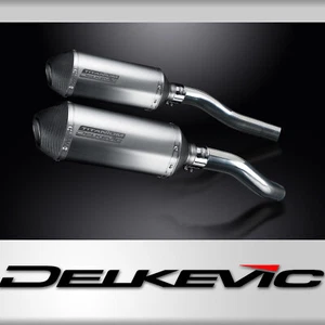 Honda ST1300 ABS Pan European 02-17 Slip On 10" X-Oval Titanium Exhaust Mufflers - Bild 1 von 5
