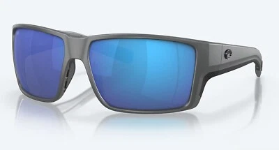 Costa Del Mar Reefton Pro Gris Mate/Azul Espejo Vidrio Polarizado 580G - NUEVO Foto 1 de 4