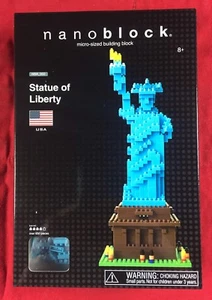 Nanoblock Statue of Liberty 650 Pieces Micro Building Blocks Brand New NBA 002 - Picture 1 of 3