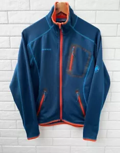 MAMMUT Eiger Extreme Eiswand Men's Fleece Jacket Blue Full Zip Size S - Picture 1 of 16