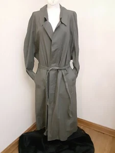 Vintage Hart Schaffner Marx Trench Coat Green Size 46 R - Picture 1 of 11