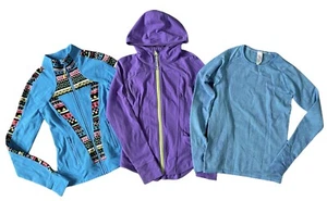 Lot 3 Girls IVIVVA Perfect Practice Hoodie Jackets Swiftly Tech Fly LS Shirt 12 - Picture 1 of 9