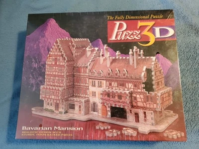 Milton Bradley головоломка 3D баварский особняк 418 ПК головоломка 17 x 10 x 10» - новый в коробке! - Изображение 1 из 4
