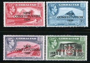 Stamps Gibraltar, Scott # 127-130 Mint NH, complete set - Picture 1 of 1